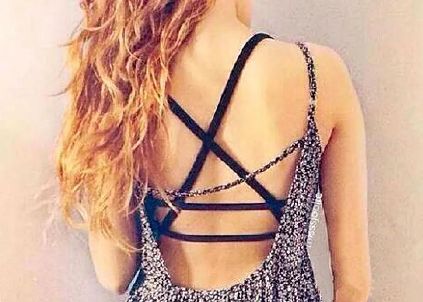 Stylish Caged Bralet W Padding