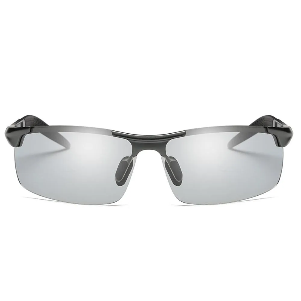 Sunny - UV400 Protective Polarized Driver Sunglasses - Gun/Grey