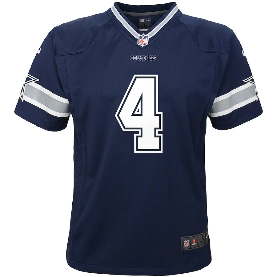 Toddler Dak Prescott Navy Dallas Cowboys Nike - Game Jersey