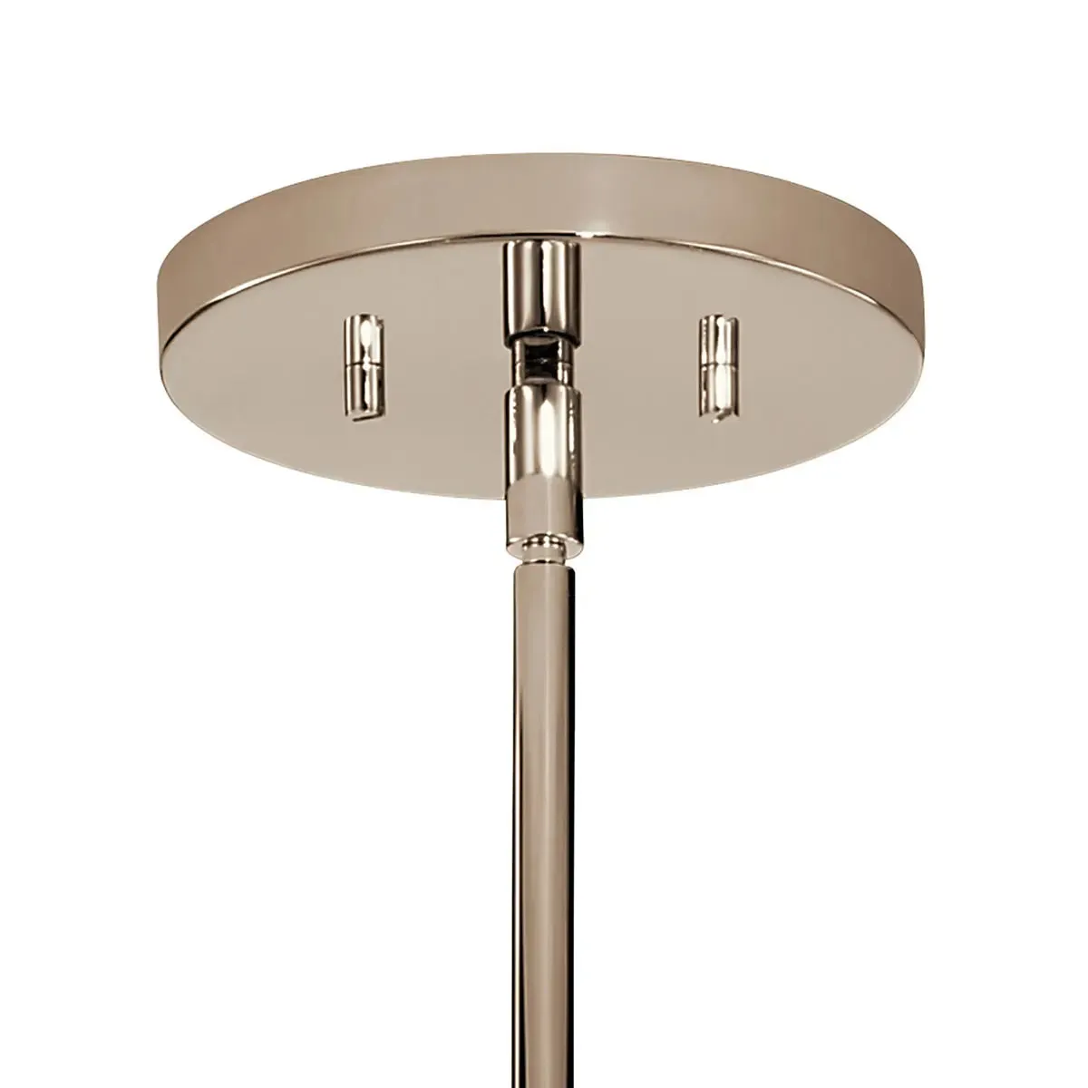 Tolani 34" 6-Light Chandelier, Polished Nickel Finish