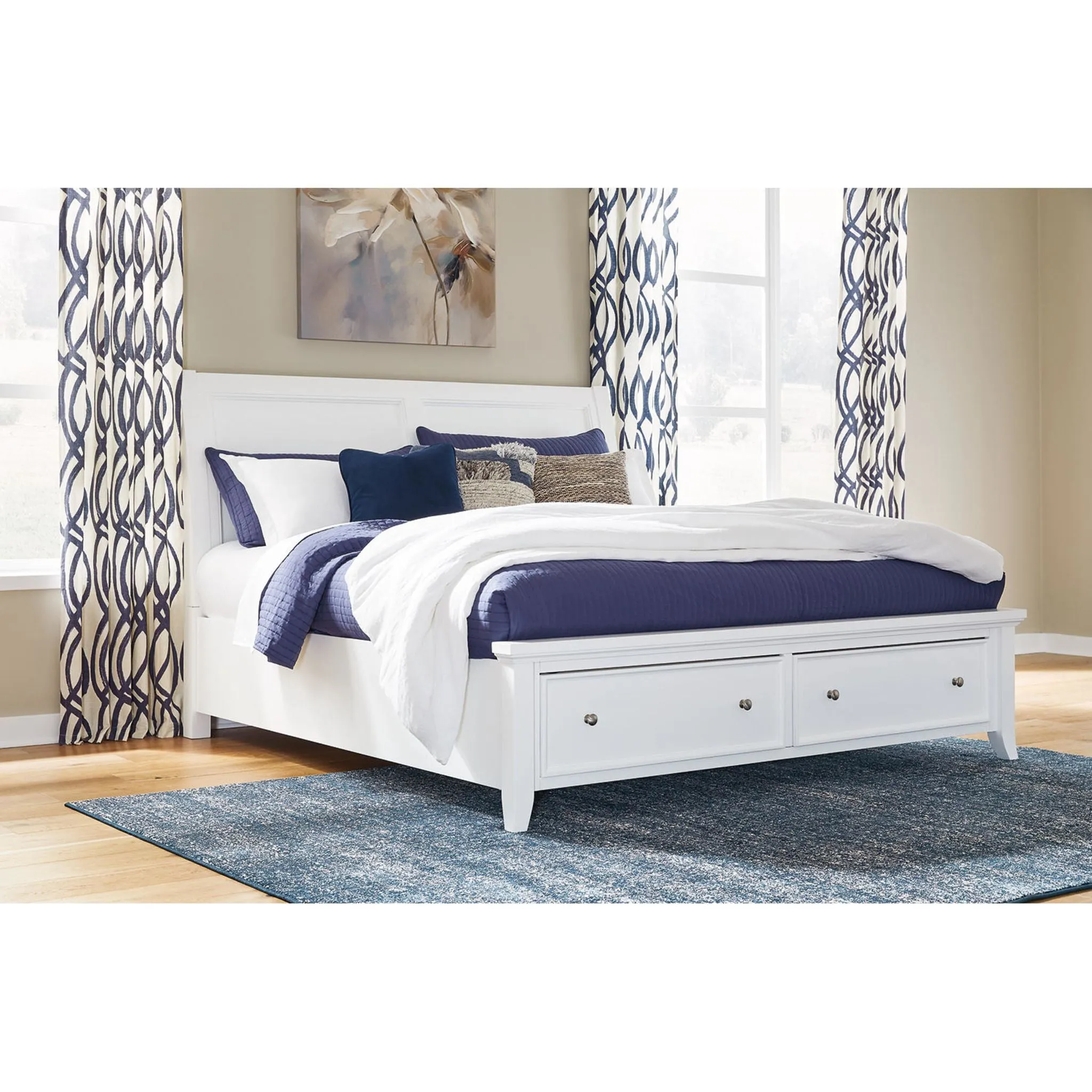 Trulani Sleigh Storage Bed