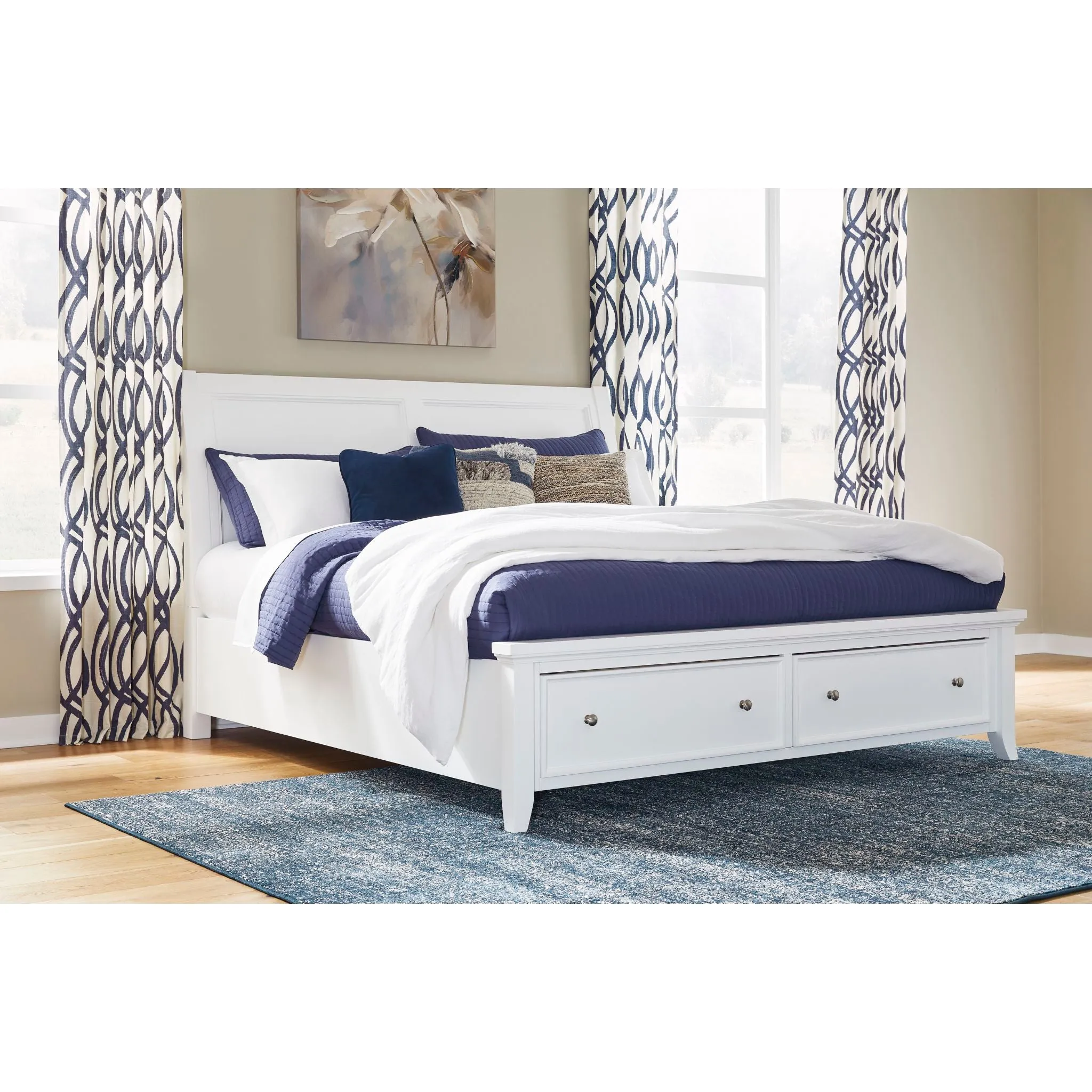 Trulani Sleigh Storage Bed