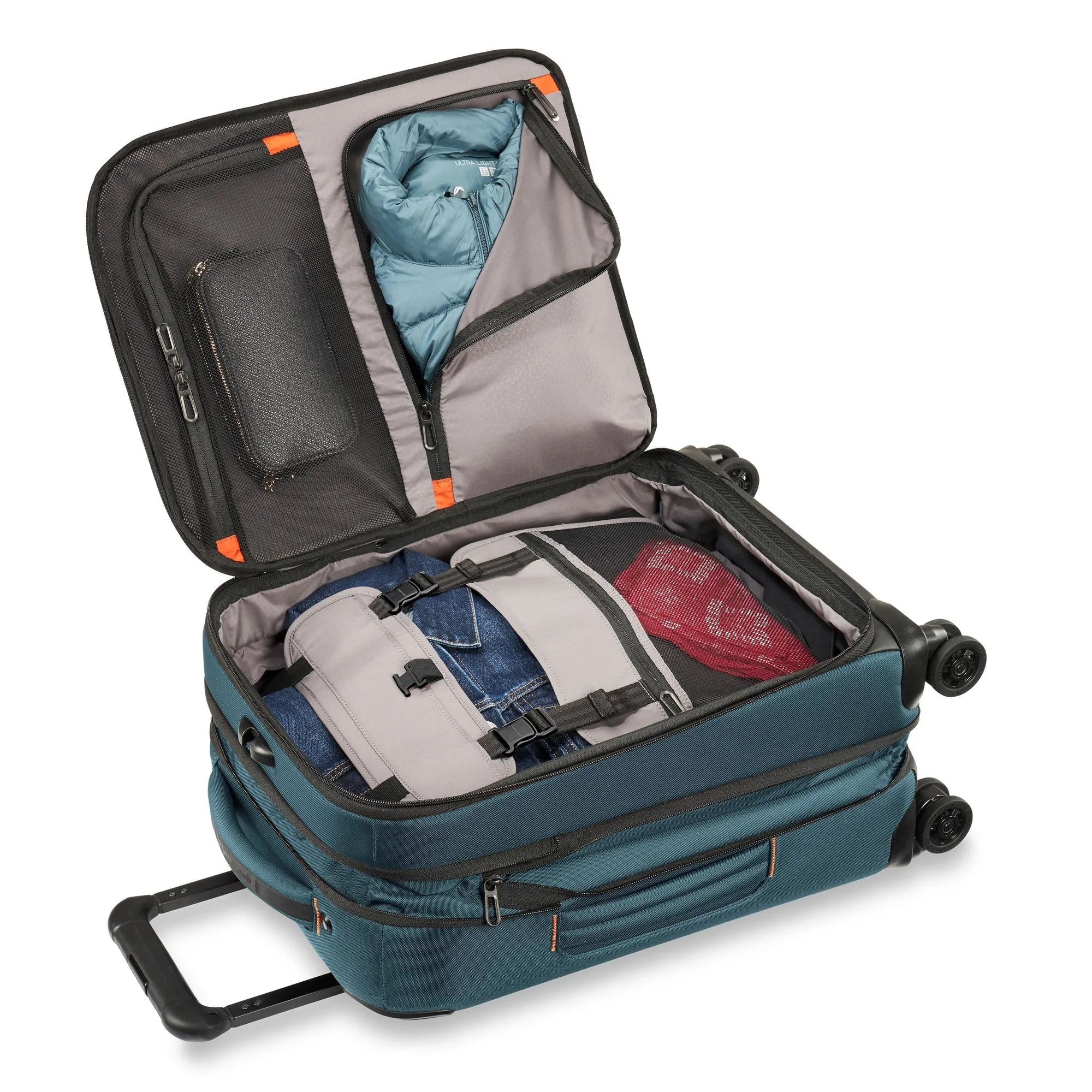 ZDX INTERNATIONAL 53cm Carry-On Expandable Spinner - Ocean