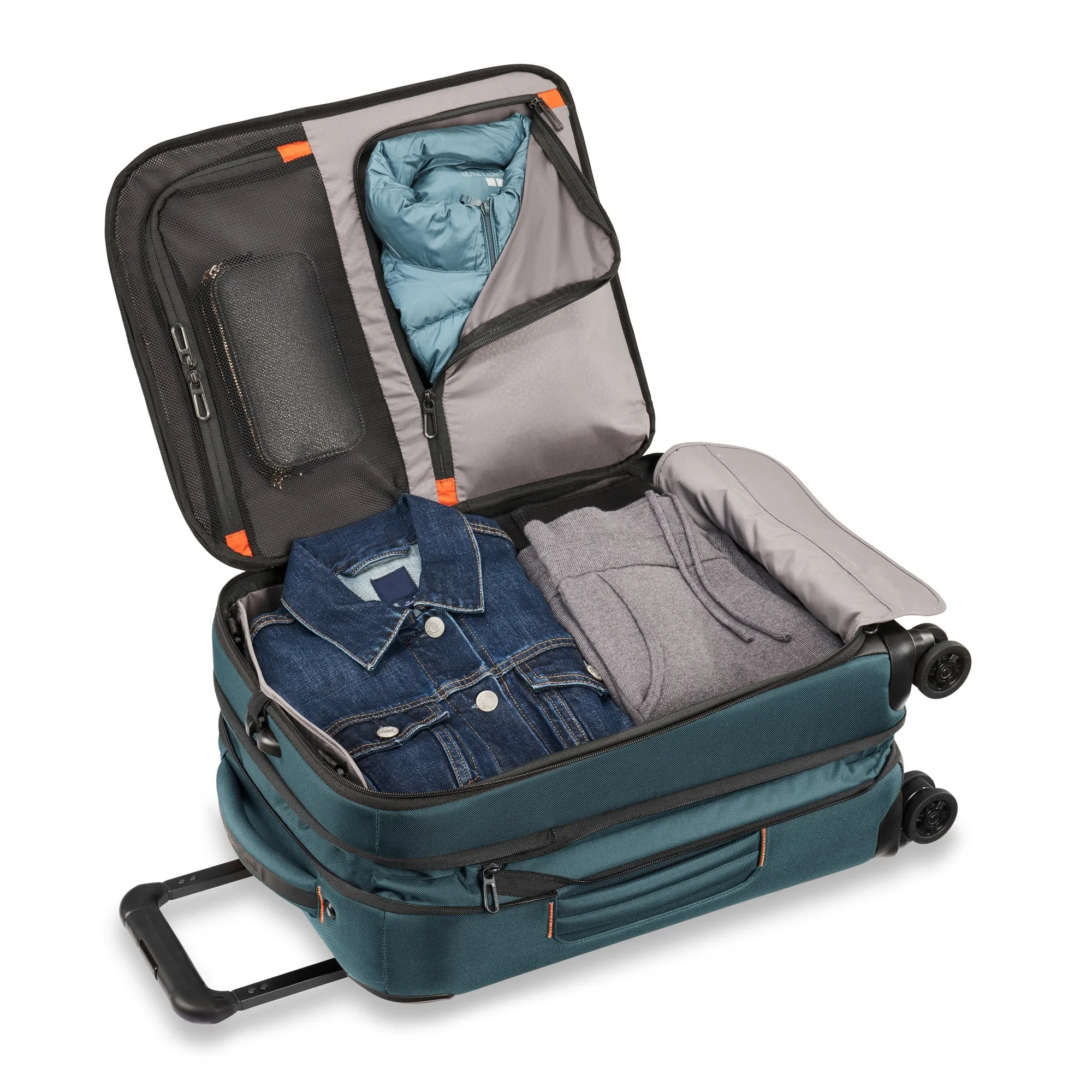 ZDX INTERNATIONAL 53cm Carry-On Expandable Spinner - Ocean