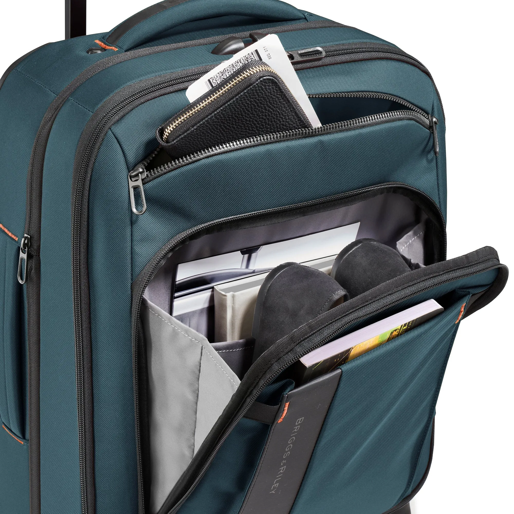ZDX INTERNATIONAL 53cm Carry-On Expandable Spinner - Ocean